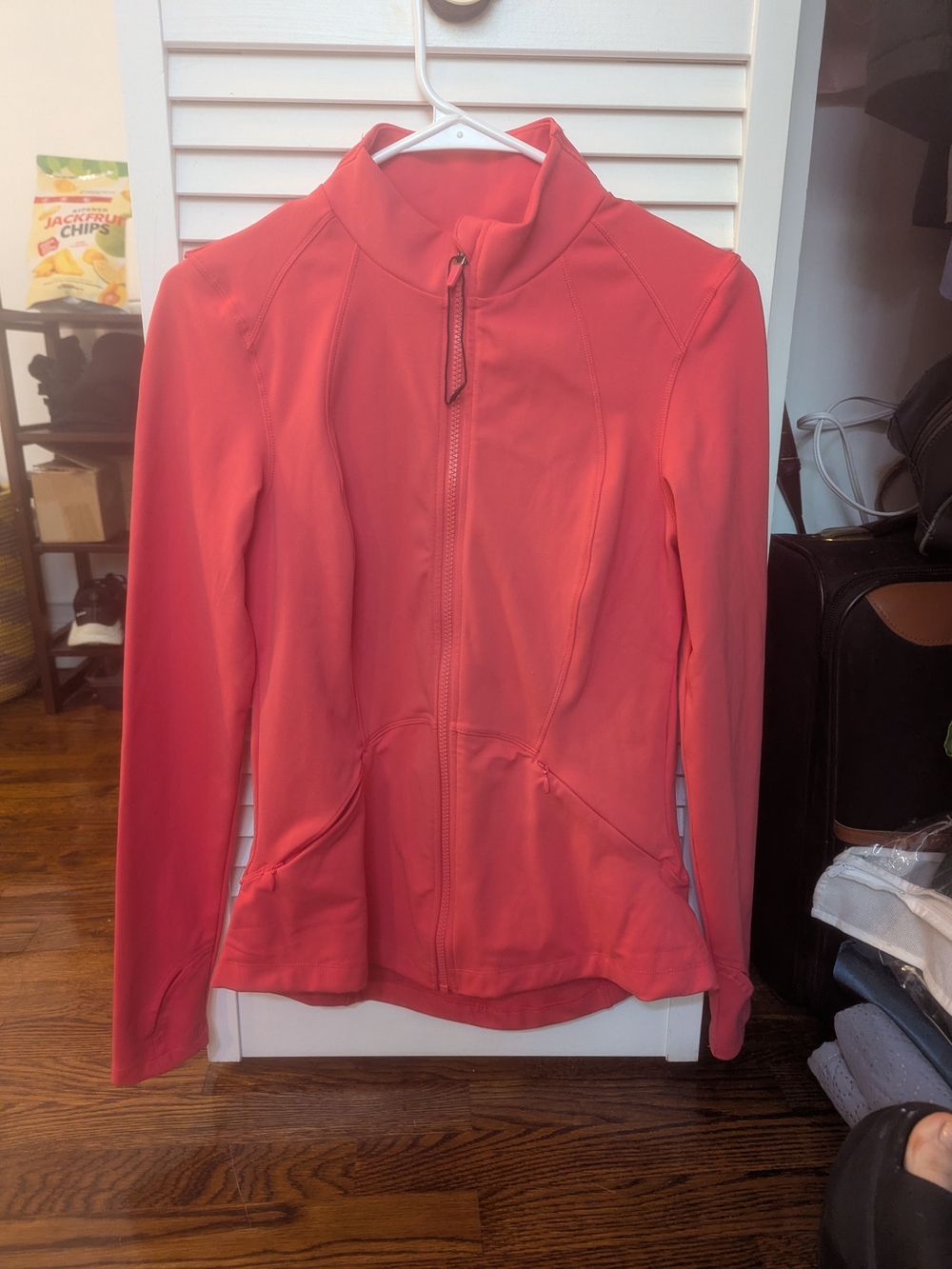 Spyder Women's Coral-Red Full-Zip Active Jacket